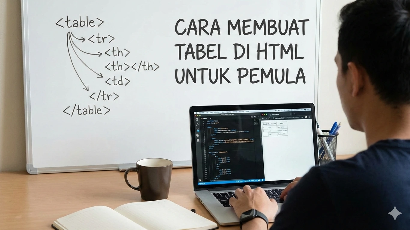 Cara Membuat Tabel di HTML untuk Pemula