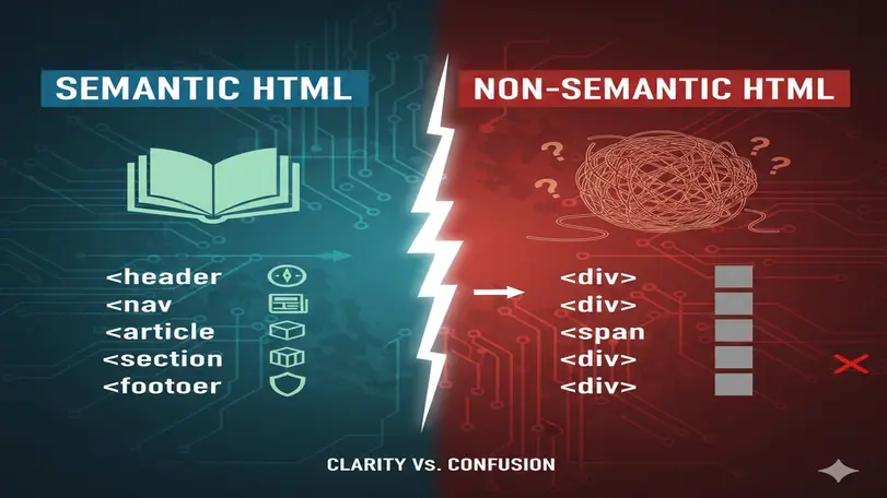 Semantic vs Non-Semantic HTML